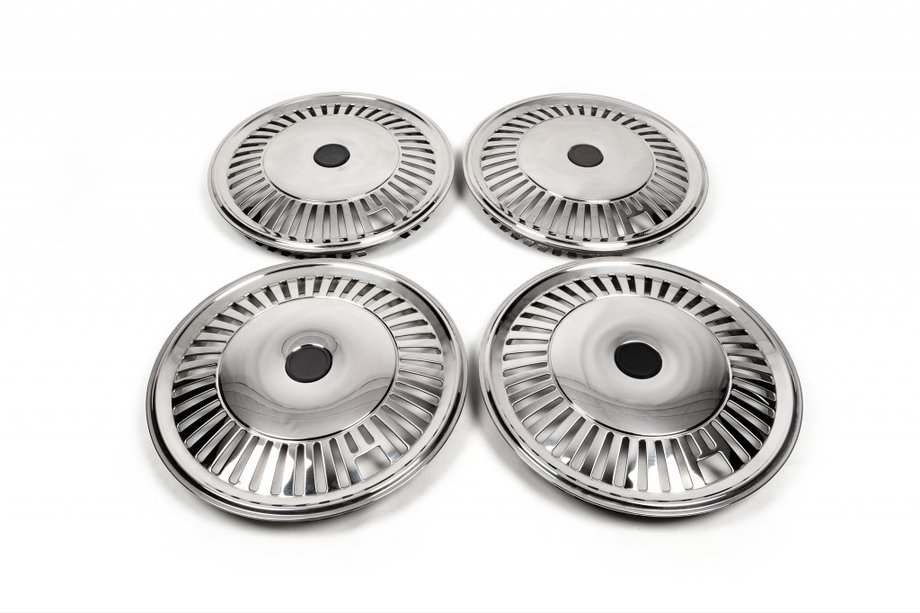 Mercedes Sprinter W906 2006–2018 Enjoliveurs en acier inoxydable Étoile (1-anneau, Lot de 4) Image