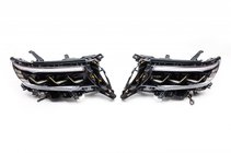Toyota Land Cruiser Prado 150 2009-2023 Phares Avant Lexus-Design-3-LED V1 (2017+, Lot de 2) photo 1