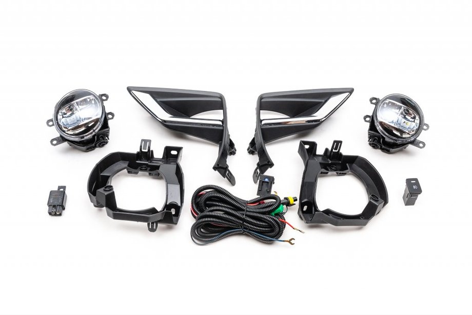 Toyota Land Cruiser Prado 150 2009-2023 Phares Antibrouillard LED avec Supports (2 pcs, 2017+) Image