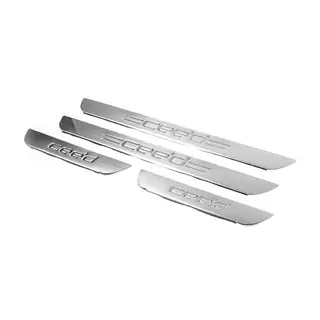 Seuils de porte OmsaLine (4 pcs, inox) Kia Ceed 2007-2012 photo 3