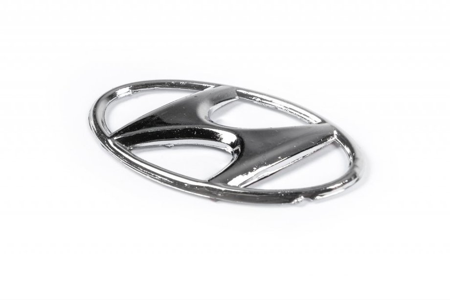 Hyundai Getz 2002- Emblème 86341 22300 (autocollant, 80 mm x 40 mm) Image