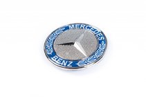 Mercedes Viano 2004-2014 Emblème de capot Mercedes (80mm diamètre) photo 1