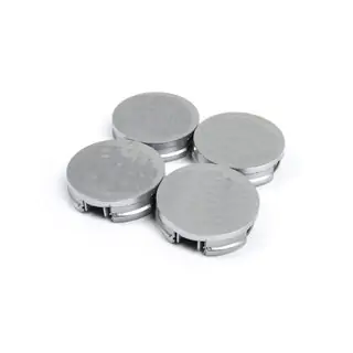 Cache-moyeux de jante 52/56 mm V4 Gris (4 pcs)