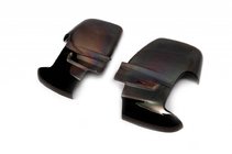 Ford Transit 2014- Coques de Rétroviseurs Chrome Noir (2 pcs, plastique) photo 2