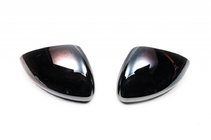 Fiat Tipo 2016- Coques de Rétroviseurs Chrome Noir (2 pcs, plastique) photo 5