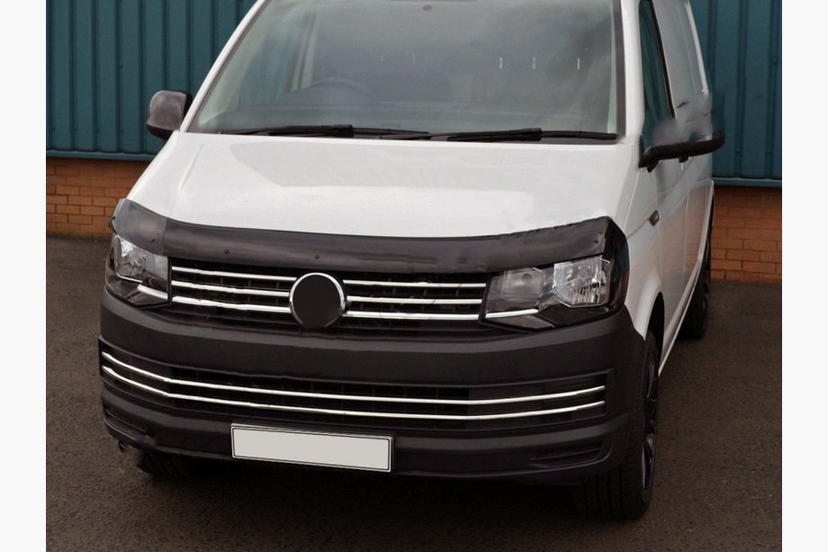 Volkswagen T6 2015-2024 Couvre-Calandre Chromés 2015-2019 (4 pcs, inox) OmsaLine - Acier Inoxydable Italien Photo 5