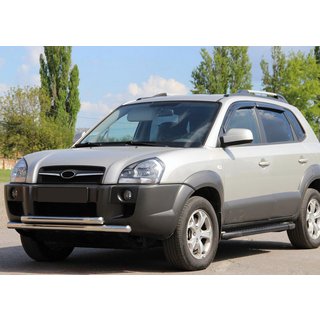 Protection Avant ST014 (Inox) Hyundai Tucson JM 2004- photo 1