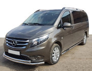 Mercedes Vito/V-class W447 2014- Pare-buffle Avant ST014 (Inox) 60/60 photo 1
