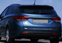 Hyundai I-40 2011-2019 Baguette de coffre (SW, inox) photo 1
