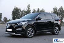 Hyundai Santa Fe 3 2012-2018 Barre Avant ST014 (Inox) photo 3