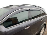 Chevrolet Captiva 2006-2019 Déflecteurs de vitres avec chrome (4 pcs, CSV029-AC) photo 1