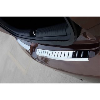 Protection de pare-chocs arrière OmsaLine 2014-2018 (2 pcs, inox) Hyundai I-20 2014-2020 photo 1