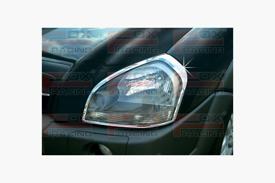 Hyundai Tucson JM 2004- Couvre-phares (2 pcs, Plastique) Image