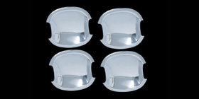 Hyundai Santa Fe 2 2006-2012 Coquilles de poignées de porte (4 pcs, plastique) photo 1