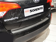 Kia Sorento II XM 2009-2014 Protection de pare-chocs arrière Nataniko (inox) photo 1