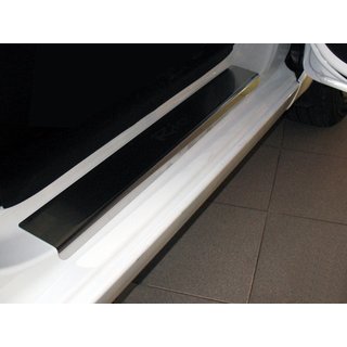Seuils de porte inox Nataniko (4 pcs, acier inoxydable)