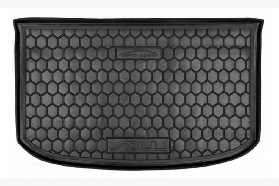 Kia Soul II 2013-2018 Tapis de coffre supérieur avec organiseur (Autogumm, plastique) Photo 1