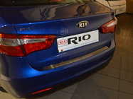 Kia Rio 2012-2017 Protection de Pare-chocs Arrière Nataniko (Inox) photo 1