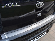 Kia Soul I 2008-2013 Protection de pare-chocs arrière Natanika (inox) photo 1