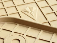 Porsche Cayenne 2003–2010 Tapis de sol en caoutchouc beige (4 pcs, Stingray Premium) photo 1