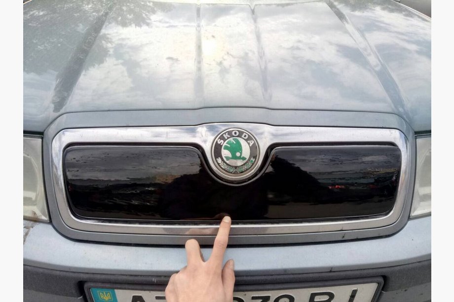 Skoda Octavia I Tour A4 1996-2010 Grille d'hiver (supérieure) Mat Photo 5