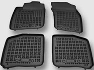 Volkswagen Caddy 2004-2010 Tapis de sol en caoutchouc avec rebord (4 pcs, RezavPlast) photo 1