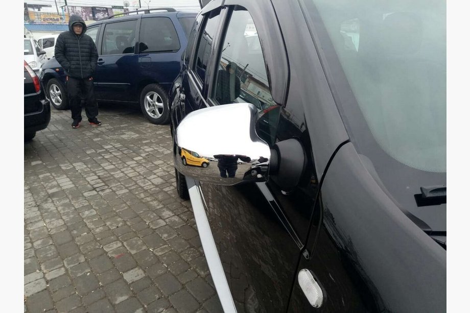 Renault Duster 2008–2017 Coques de Rétroviseurs Chromées (2 pcs) V-2 Carmos - Plastique Chromé Photo 2
