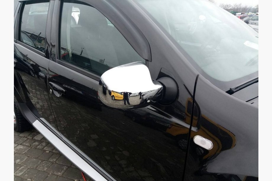 Renault Duster 2008–2017 Coques de Rétroviseurs Chromées (2 pcs) V-2 Carmos - Plastique Chromé Photo 6