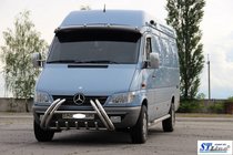 Mercedes Sprinter W901/902/903/904/905 1995–2006 Pare-buffle Kelebek WT011 (inox) 1995-2000 photo 3
