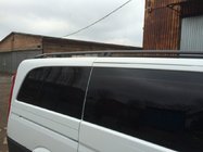 Mercedes Vito W639 2004-2014 Barres de toit noires CAN Design Original (Pieds metalliques) photo 3