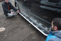 Mercedes Vito W639 2004-2014 Marchepieds Latéraux Vison (2 pcs, Aluminium & Inox) photo 6