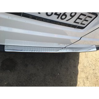 Protection de pare-chocs arrière avec rebord (Carmos V1, inox) Mercedes Vito W639 2004-2014 photo 3