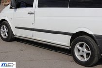 Mercedes Viano 2004-2014 Barres Latérales BB001 (2 pcs, Inox) photo 2