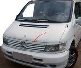 Mercedes Vito W638 1996-2003 Baguette de calandre (plastique) Noir Mat photo 1