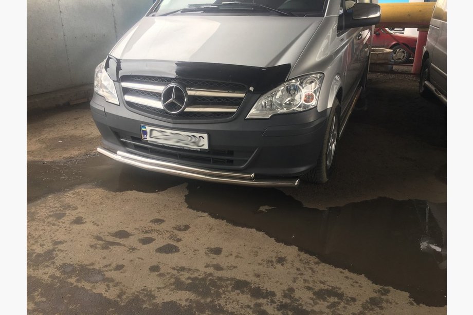 Mercedes Vito W639 2004-2014 Protection Avant ST014 (Inox) 2010-2015, 60 ↗ 42mm Photo 6