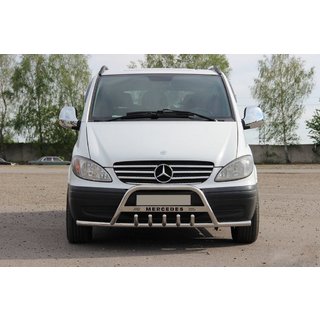 Pare-buffle WT004-Plus avec Barres (Inox) photo 1