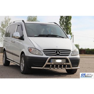 Pare-buffle WT004-Plus avec Barres (Inox) photo 2