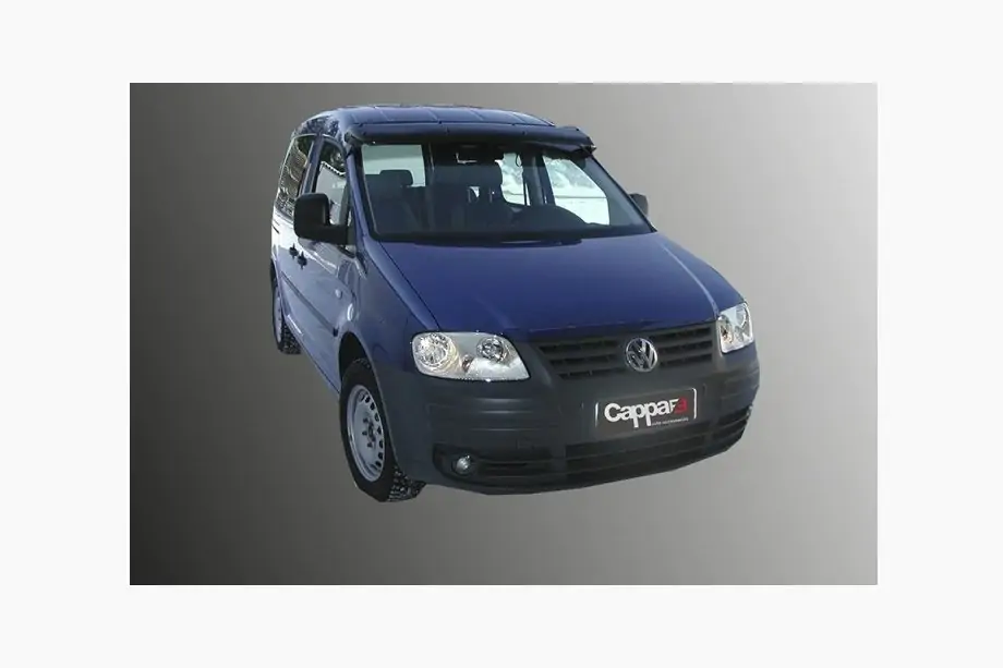 Volkswagen Caddy 2010-2015 Visière de pare-brise (noir brillant, 5mm) Image