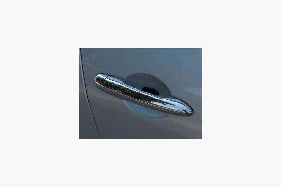 Renault Megane II 2004-2009 Couvre-poignées de Porte Chromés (4 pcs, Acier Inoxydable) Image