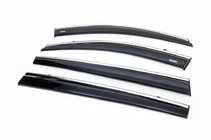 Kia Sportage 2010-2015 Déflecteurs de vitres avec moulure chromée (4 pcs, Niken) photo 2