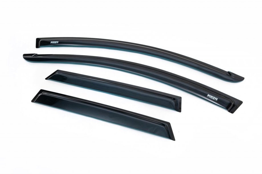 Mazda 3 2009-2013 Déflecteurs de Vitres HB (4 pcs, Niken) Image
