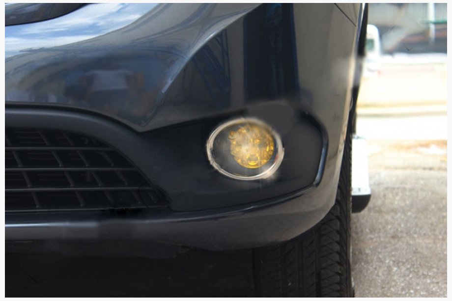Mercedes Citan 2013-2021 Entourages Chromés de Phares Antibrouillard (2 pcs, Acier Inoxydable) Image