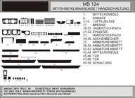 Mercedes E-class W124 1984–1997 Couvre tableau de bord (Hartman) PROMO! Aluminium photo 1
