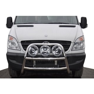 Pare-buffle haut WT018 (inox) Mercedes Sprinter W906 2006–2018 photo 3