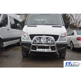 Pare-buffle haut WT018 (inox) Mercedes Sprinter W906 2006–2018 photo 4