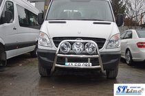 Mercedes Sprinter W906 2006–2018 Pare-buffle haut WT018 (inox) photo 4