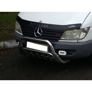 Pare-buffle WT002 (Inox) Mercedes Sprinter W901/902/903/904/905 1995–2006 photo 3