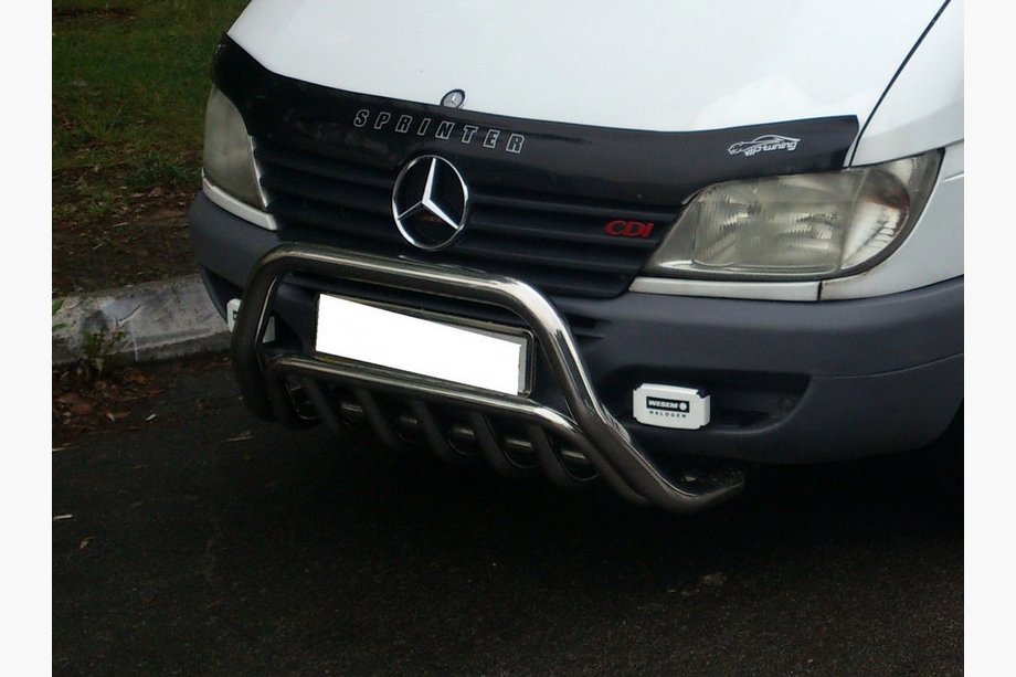 Mercedes Sprinter W901/902/903/904/905 1995–2006 Pare-buffle WT002 (Inox) 2000-2006 Photo 3