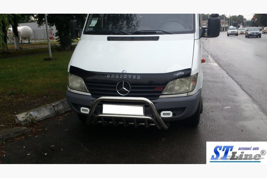 Mercedes Sprinter W901/902/903/904/905 1995–2006 Pare-buffle WT002 (Inox) 2000-2006 Photo 2