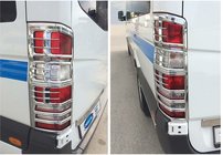 Mercedes Sprinter W906 2006–2018 Caches Feux Arriere Chromes (2 pcs, plastique) photo 1